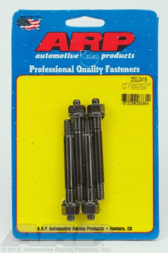 Hp dominator carb stud kit, w/ 1" spacer arp 200-2418