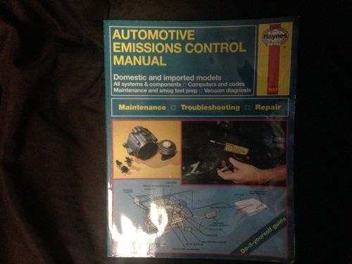 Haynes automotive emissions control manual domestic &amp; imported models