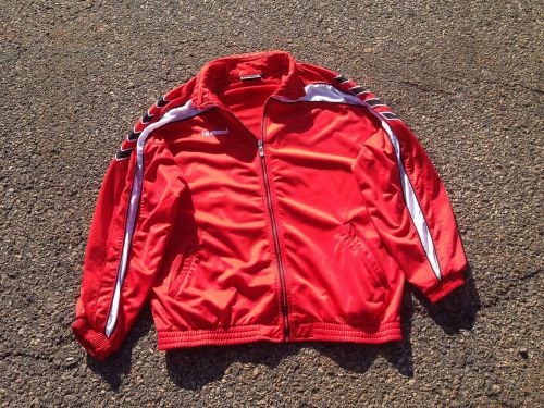 Vintage hummel tracksuit red jacket