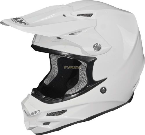 Fly f2 carbon fiber helmet white