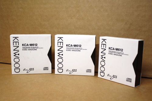 Kenwood kca-m612 6-disc cd magazine ..... lot of 3