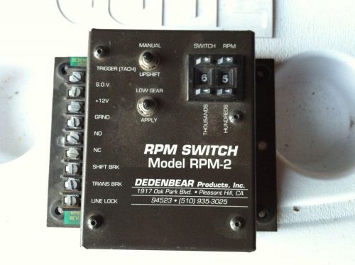 Dedenbear rpm-2 rpm activated switch