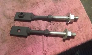 Outboard lower unit engine stand adapters