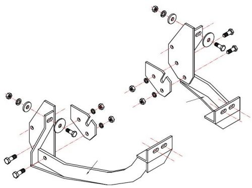 Roadmaster 803-1 tow bar base plate bracket jeep eagle