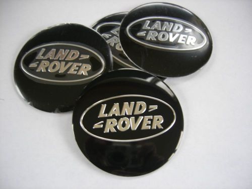 Land rover wheel center cap  emblems set 4 aluminum sticker decal 2 3/16&#034;
