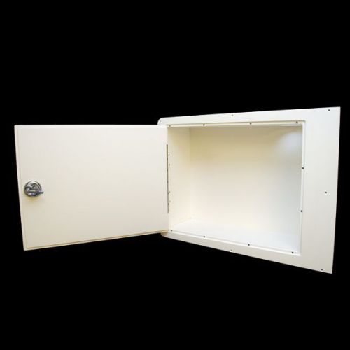 Mako 15920 off white 26 3/4 x 20 3/4 inch boat storage box w/ locking latch
