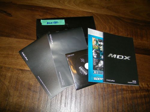 2016 acura mdx owners manual with case acu180