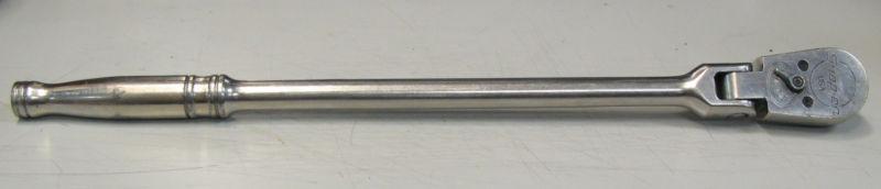 Snap on tools heavy duty 1/2" dr flex head ratchet bar s381