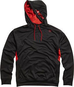 Fox racing mens fresh rep pullover fleece black m