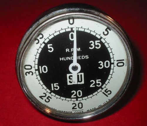Vintage stewart warner tachometer