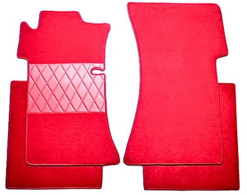 Prem. red vel. mat set for mercedes w111 250 se coupe 1965-1967