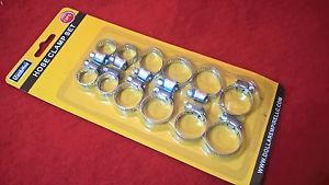 12 pc familymaid hose clamp set assorted sizes new