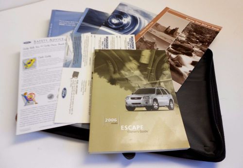 2006 ford escape owner&#039;s manual used xlt limited awd  oem