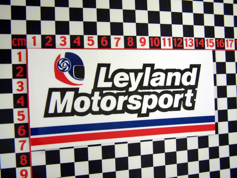 British leyland motorsport sticker - triumph tr7 mini 1275gt dolomite sprint xj6