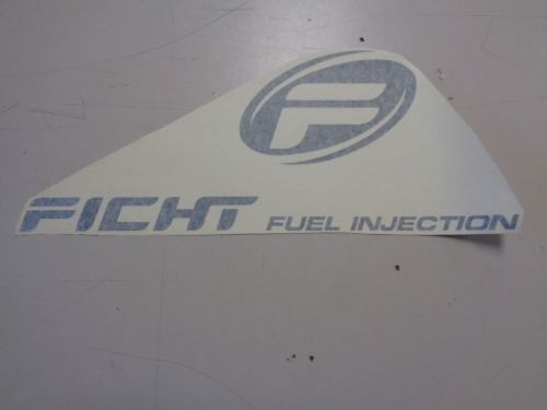 Evinrude ficht fuel injection decal green 17 3/4&#034; x 6 7/8&#034; marine boat