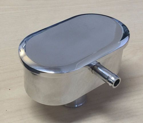 Polished pcv oval valve cover billet breather