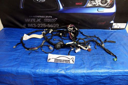 07 2007 subaru wrx tr front chassis/headlight harness oem free shipping*