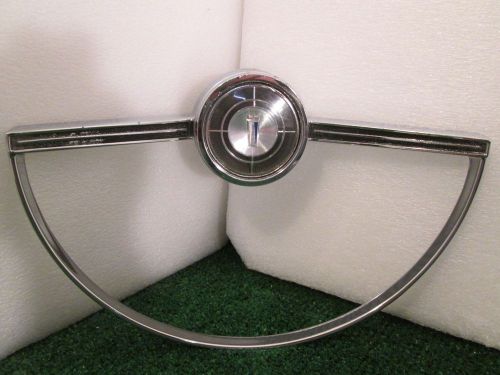 Vintage 1966 ford horn ring and button p# c6aa-13800-d 3671 cav.1