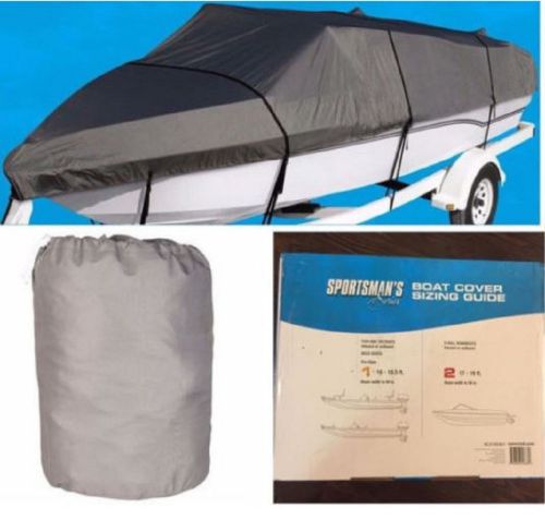 Boat cover 17&#039;-19&#039; v-hull runabouts weather resistant 5yr warranty (#2 type) pic