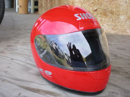 Shoei motorcycle helmet ,shoei  x9 helmet  , medium , used