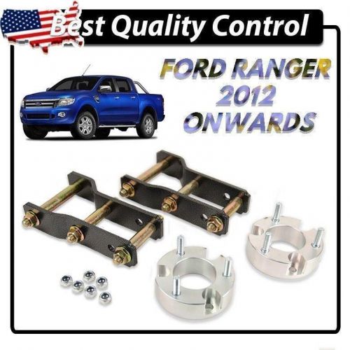 35mm front shock spacers + rear extended shackles for ranger px xl 2012 onwards