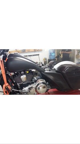 Stretched extended 2014-2016 tank &amp; side cover combo harley davidson flh touring