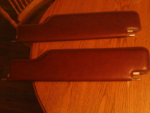 1967 lincoln sun visors maroon (red)
