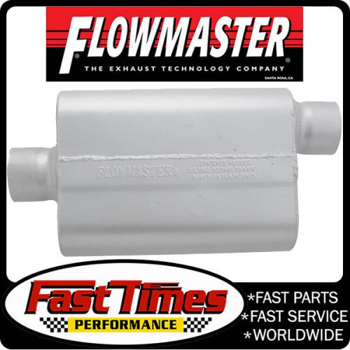 Flowmaster 943042 40 series delta flow muffler 3&#034; center inlet/offset outlet