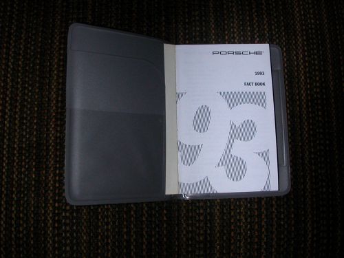 Porsche fact book-1993