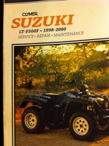 Suzuki clymer 1998-2000 lt-f500f service manual four wheeler