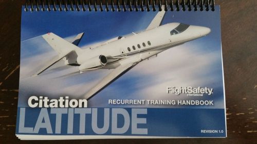 Flightsafety latitude pilot recurrent training handbook
