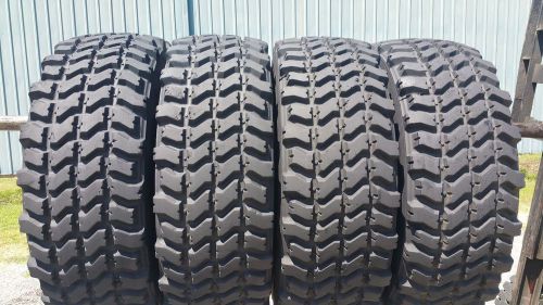 395/85r20 goodyear mv/t  46 inches tall qty (4) tires 80-85% tread