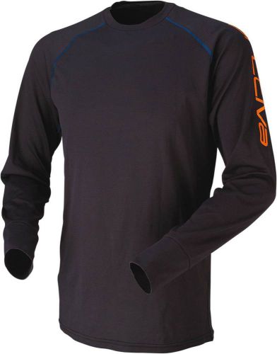 Arctiva-snow evaporator adult wicking base layer jersey/top/shirt,black,large/lg