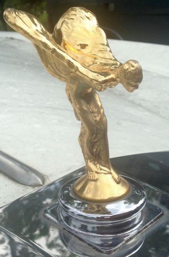 Spirit of ecstasy, flying lady rolls royce bonnet / hood ornament