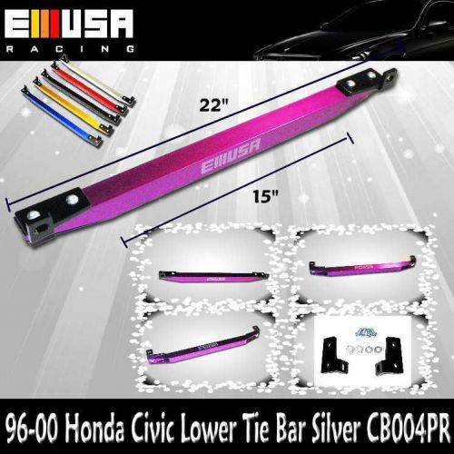 Emusa lower tie bar for 1996 -2000 honda civic ek purple new @-@