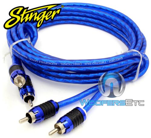Stinger si626 6 feet 2-channel 6000 car rca interconnect cable wire cord new