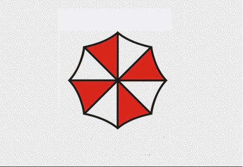 Umbrella corporation car decals stickers vinyl stickers 12" for car door or hood