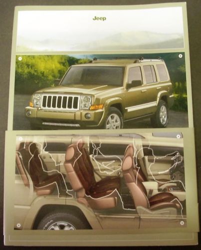 2006 jeep commander press kit 4x4 suv rare!