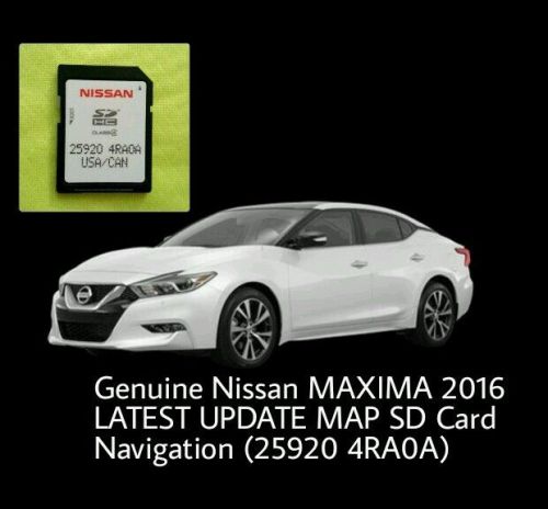Genuine nissan maxima 2016 latest update map sd card navigation (25920 4ra0a)