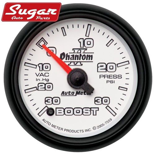 Buy AutoMeter 7559 Phantom II Electric Boost/Vacuum Gauge in United