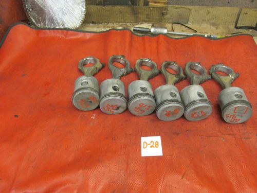 Triumph gt6, original engine connecting rod set w/ standard ae pistons, !!