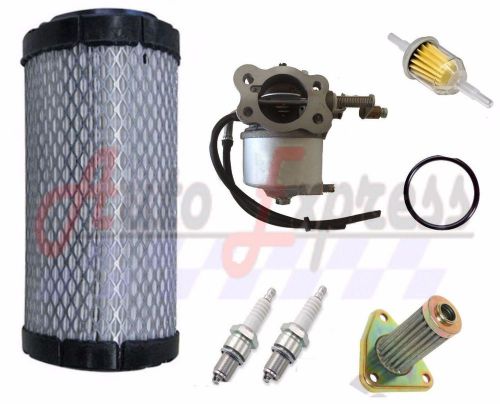 Ezgo txt st350 gas golf cart tune up kit 96-up carburetor filters spark plug