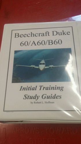 Beachcraft/duke/60/a60/b60 initial training study guide