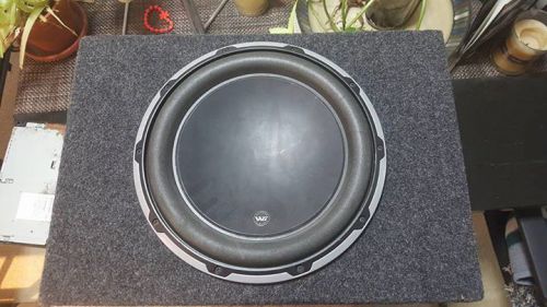 Jl w6 12 inch sub woofer with a kenwood xr 1s mono amplifier