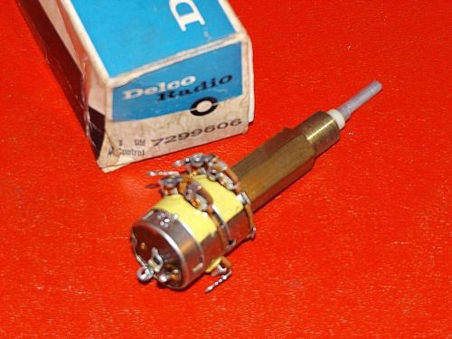Nos delco gm 1967 chevrolet radio volume control switch 7299606 impala caprice