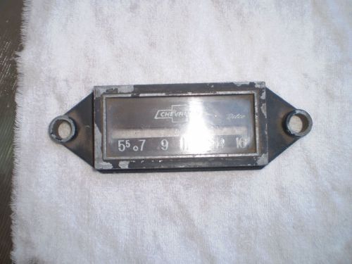 1950s chevrolet belair radio faceplate