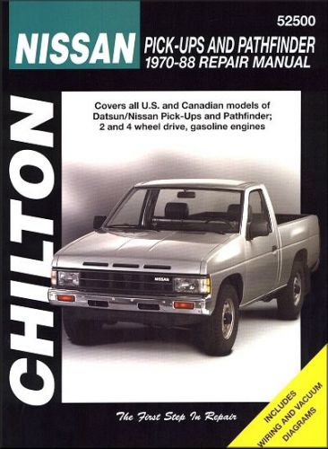 Nissan, datsun pick-up trucks, pathfinder repair manual 1970-1988