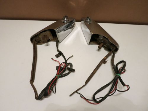 Vintage chevrolet? gm deluxe ford? bumper guards with lights continental kit?