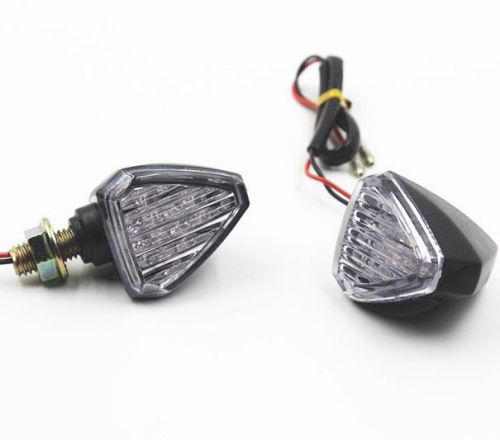 Universal led turn signal lights indicator motorcycle dirt bike chopper cf-moto