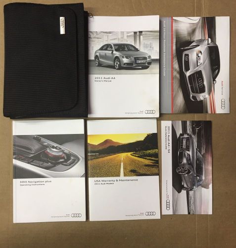 2011 audi a4 owner&#039;s manual with case